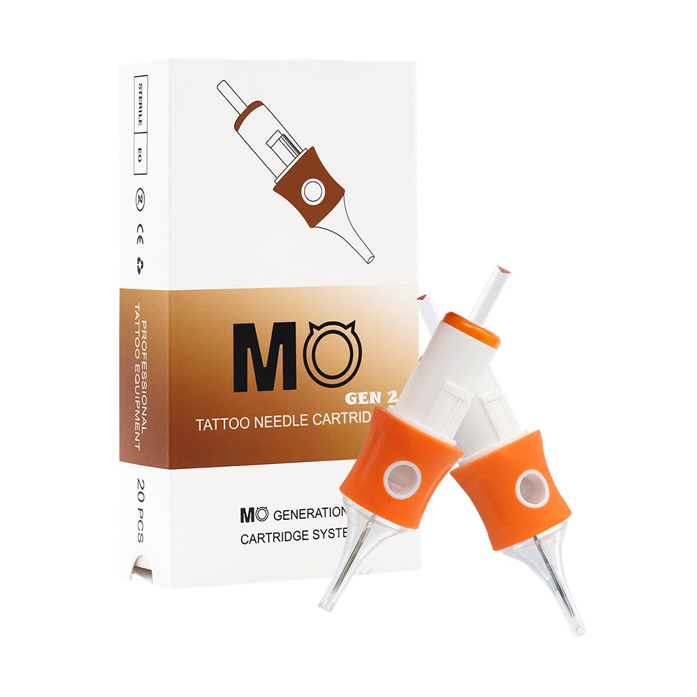 MO Gen II Tattoo Needle Cartridges with Finger Ledge 【Round Shader】