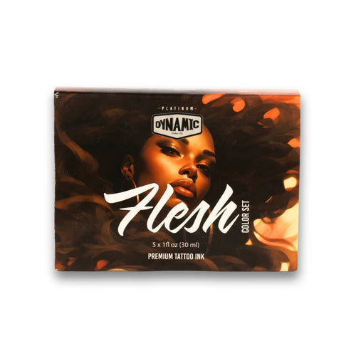 Dynamic Platinum Flesh 1oz 5 Bottle Color Set