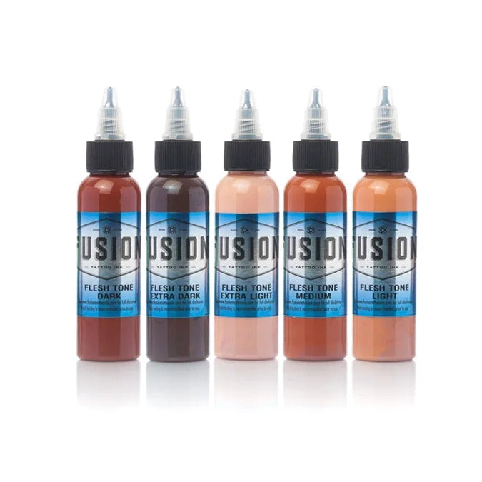 FUSION TATTOO INK - Flesh Tone Set