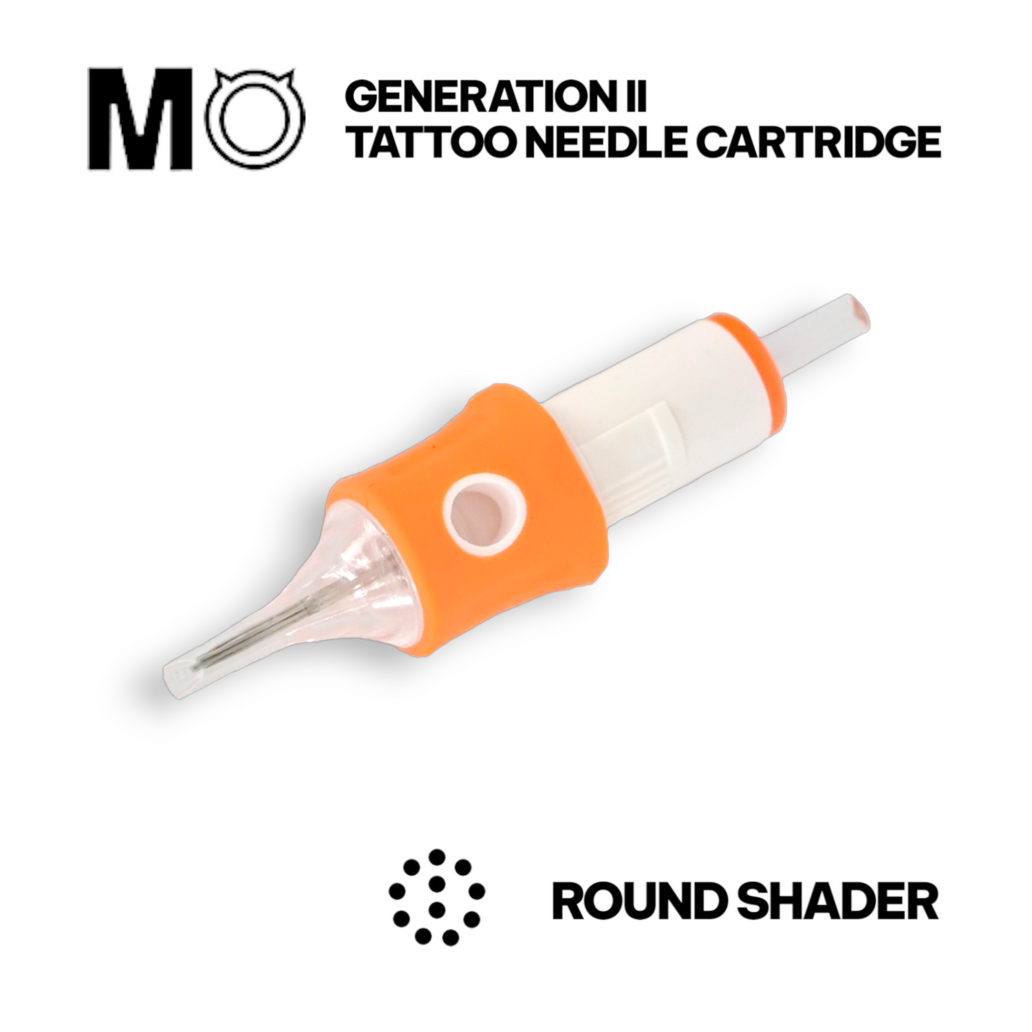 MO Gen II Tattoo Needle Cartridges with Finger Ledge 【Round Shader】