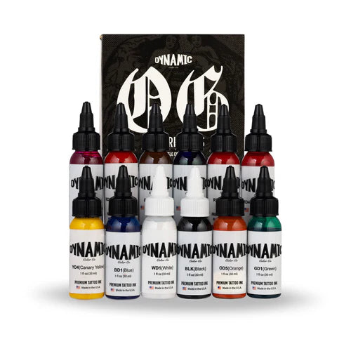 Dynamic OG Tattoo Ink Color Set