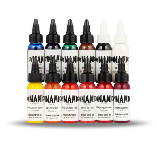 Dynamic OG Tattoo Ink Color Set