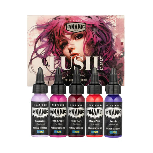 Dynamic Platinum Lush 1oz 5 Bottle Color Set