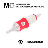 MO Gen II Tattoo Needle Cartridges with Finger Ledge 【Round Liner】