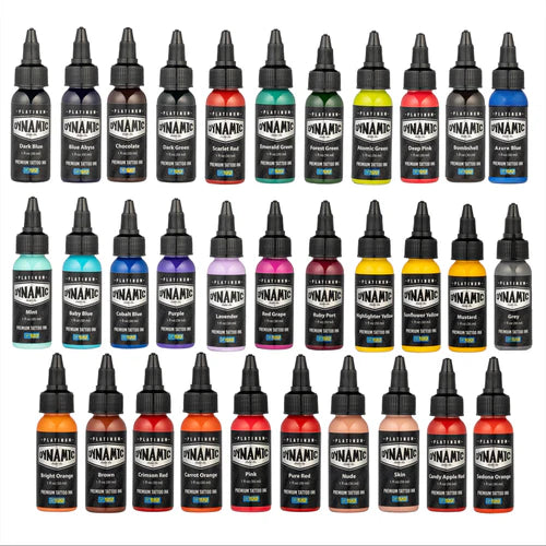 Dynamic Platinum Master Collection Tattoo Ink 32 Color Set