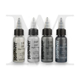RADIANT Tattoo Ink - GRAY MATTERS 4 Color set