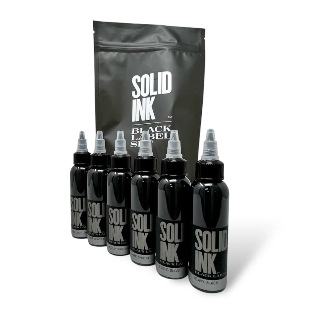 SOLID INK Black Label - Grey Wash set ＋ Lining & Heavy